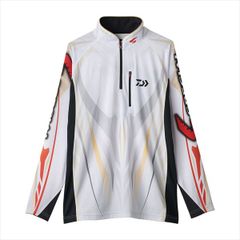 DAIWAスペシャルアイスドライジップアップ長袖メッシュシャツDE