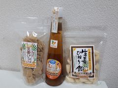 長崎県島原産　ジンジャーシロップ、生姜パリパリ、ひねり飴のセット