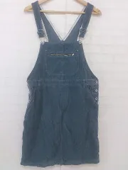 ◇ PAR ICI パーリッシィ コーデュロイ 膝下丈 サロペット ワンピース サイズF サックスブルー レディース P  【中古】 【1210110003481】のサムネイル