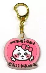 【中古】雑貨 ちいかわ(magical chiikawa) 「ちいかわ なんか小さくてかわいいやつ まじかるちいかわ トレーディングラメ入りラバーキーホルダー」