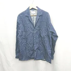 ◇ ⊆ グローバルワーク シンプル　ベーシック 長袖 ジャケット サイズM ネイビー系 メンズ E  【1505220001251】