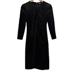 美品 ジョルジオアルマーニ リネンワンピース 黒 サイズ40*BD1222 美品 ジョルジオアルマーニ リネンワンピース 黒 サイズ40