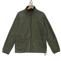 90's Timberland/90年代 ティンバーランド フリースジャケット POLARTEC ライトアウター ドローコード オーバーサイズ ビッグシルエット ELSALVADOR製 メンズ S グリーン