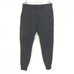 【美品】オークリー ジョガーパンツ 黒 ティー装着可 ストレッチ メンズ 31 ゴルフウェア Oakley