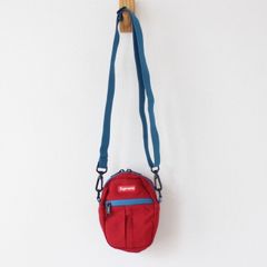 supreme 10ss ミニショルダーバッグ 赤×ブルー （w-3000602）