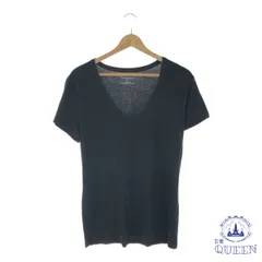 ☆美品☆ Banana Republic バナナリパブリック トップス 半袖 Vネック レディース ブラック M 901-2854 送料無料 古着