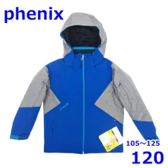 フェニックス 105～125cm スキーウェア サイズ調節機能付き 子ども用 ジャケット ブルー SUKUSUKU 4-8 キッズ Phenix R2503-110