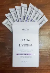 ダルバ　新品　ウォータフル　トーンアップ　サンクリーム(パープル)