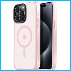 【数量限定】用 ケース 半透明 マグネット搭載 max ワイヤレス充電 耐衝撃 pro 耐久性 全面保護 黄ばみなし 15 ストラップホール付き イフォン15 iPhone pro max用 カバー 【米軍規格・MagSafe対応】Gtsoho マグセーフ対応
