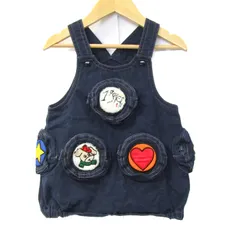 カステルバジャック サロペット ジャンパースカート デニム ベビー 女の子用 80サイズ ネイビー JC de CASTELBAJAC 【中古】のサムネイル