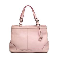美品】COACHコーチ トートバッグ 金具 ジャッキー ピンク 肩掛け Y2K