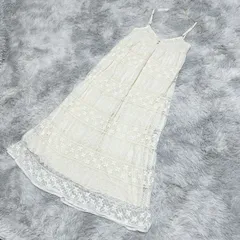 【良品】simplicite  シンプリシテェ  ロングワンピース【F】カワイイ  フェミニン  レディース  白系  ホワイト  【送料無料】