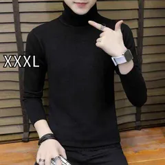 [XXXL]メンズ ファッション 服 オシャレ シンプル 大人 かっこいい 大きいサイズ ストリート 紳士服 秋　冬 タートルネック セーター 韓国スタイル スリム