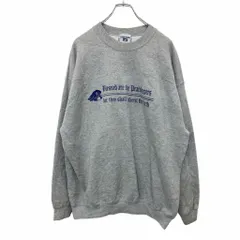 Lee プリントスウェット トレーナー XLサイズ リー グレー メキシコ製 古着卸 アメリカ仕入 t2406-3283