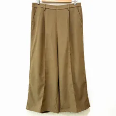 #anc アズノウアズ アノネネ オオラカ AS KNOW AS a.no.ne.ne パンツ 15 キャメル色 センタープレス 大きいサイズ レディース [961725]のサムネイル