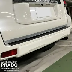 【松印】車種専用 バンパーステッカー (リア)1 トヨタ ランドクルーザープラド TRJ150W GRJ150W GRJ151W  GDJ150W GDJ151W J150