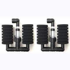 RedBeryl 選べるセット ダブル スポンジフィルター 水槽 ろ過装置 (XY-2831 2個)