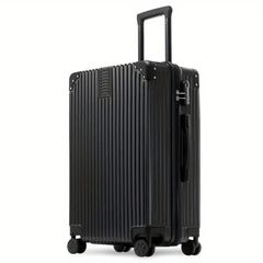 【大型】キャリーケース　ブラック　黒　トラベルバッグ キャリーケース 1～2泊宿泊 34L Sサイズ LEGENDエンボス （ 軽量