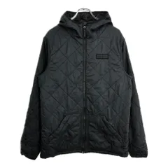 OAKLEY オークリー フーデッド キルティングジャケット スポーツ ブラック(メンズ L)中古 古着 U4192