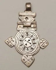 コプト正教会十字架　エチオピアンクロス アフリカンスクエアー / ニッケルエチオピアクロス 十字型