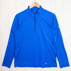 【Men's M ブルー系】 Finetrack ( ファイントラック ) ドラウトゼファー ジップネック ナイロン ウェア トップス インナー シャツ ロングスリーブシャツ 化繊 z00052582  化繊 ロングスリーブシャツ インナー