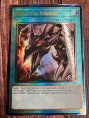 遊戯王　 英語版 レッドアイズ・インサイト プリズマティックアルティメットレア