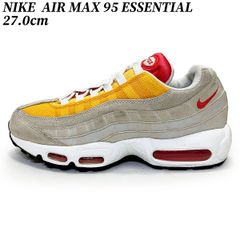 NIKE スニーカー ナイキ エアマックス９５ エッセンシャル イエロー グレー 27.0cm NIKE AIR MAX 95 ESSENTIAL AT9865-003