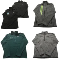 古着卸 まとめ売り パタゴニア ベターセーター フリース 5枚セット (メンズ M ) ハーフジップ ライン フルジップ 刺 中古 古着 NC2722