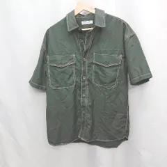 ◇ Θ SENSE OF PLACE 無地 長袖 長袖ジャケット サイズM ダークグリーン系 メンズ E  【1505220009448】