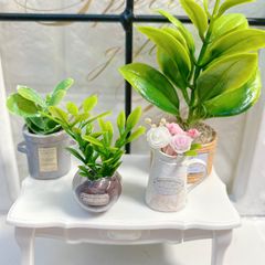 #461 ミニチュア インテリア ＊観葉植物①