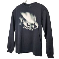 【 Made in USA 】FILSON フィルソン Northern Lights ロングスリーブ Tシャツ Mサイズ 新品未使用 正規品 並行輸入品