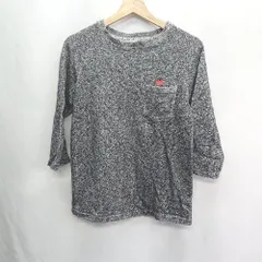 ◇ ⊇ SUNNY SPORTS ロゴ刺<!-利用不可文字-!> 七分丈 ロンT サイズS ダークグレー ブラック系 メンズ E  【1409240024286】のサムネイル