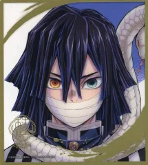 【中古】紙製品 伊黒小芭内(イメージカラー) 「アニメ 鬼滅の刃 柱展 -そして無限城へ- ランダムミニクリア色紙」