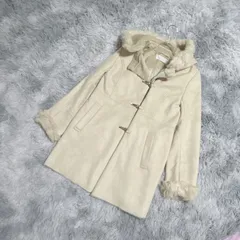 【anysis】エニィスィス  ムートンコート　ラビットファー【3】ガーリー  上品  レディース  イエロー系  黄色  【送料無料】