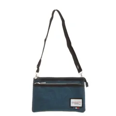 ☆ ネイビー ☆ ショルダーバッグ スマホポーチ サコッシュ ショルダーバッグ メンズ レディース ポリエステルキャンバス 斜めがけ 斜め掛け 軽い 軽量 小さめ コンパクト シンプル 無地 スマート カジュアル サコッシュバッグ ミニショルダー 3ルーム収納