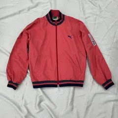 PUMA プーマ　トレーニングウエア　フルジップ　ジャージ　レッド　赤　M