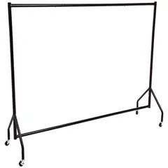ベーシック ハンガーラック 1.82×1.52m ブラック