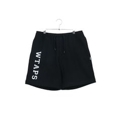 WTAPS ダブルタップス 25SS ACADEMY 01/SHORTS/COTTON 251ATDT-CSM07 アカデミー ショーツ コットン ブラック スウェット ハーフ ショート パンツ サイズ03(L) augk