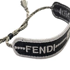 ☆EM1272 FENDI フェンディ ブレスレット ブラック ホワイト 8AK112 未