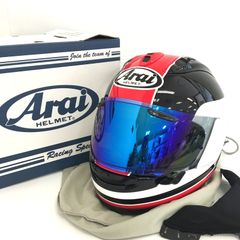 Arai RX-7X タイラ フルフェイスヘルメット 除菌消臭済 Mサイズ レッド オートバイ ツーリング ライディング バイカー バイク用品 アライ ◇TA2528
