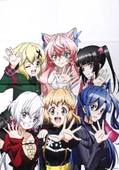 【中古】ポスター B2布ポスター 集合 「戦姫絶唱シンフォギアXV フェア Chugaionline出張所 in AKIHABARAゲーマーズ本店」