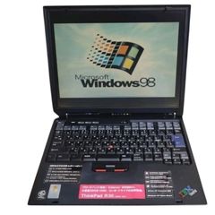IBM #ThinkPad R30 #レトロPC #Windows98 #ビンテージPC