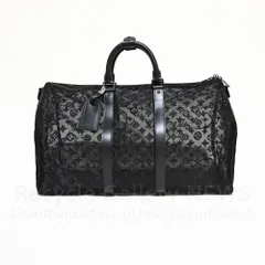 LOUIS VUITTON モノグラム メッシュ・レザー ボストンバッグ M53971 キーポル バンドリエール50