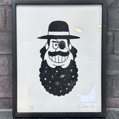 Y*o様 『福と仲良くなる、そばかすダルマ』絵画 原画 絵 動物画 ポップ