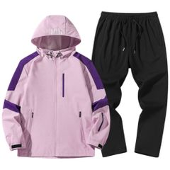 男女兼用マッチングナイロン セットアップ 上下 ショートパンツ3点 