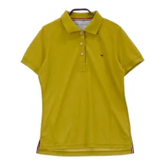 サイズ：L TOMMY HILFIGER GOLF トミー ヒルフィガーゴルフ  半袖ポロシャツ  イエロー系 [240101436335] ゴルフウェア レディース ストスト