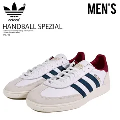 adidas (アディダス) HANDBALL SPEZIAL (ハンドボール スペツィアル) メンズ ローカット スニーカー フットウェア シューズ タウンユース 普段使い カジュアル ストリート アウトドア ホワイト/ネイビー/バーガンディ IF3742