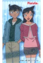 【中古】食玩 ステッカー・シール 工藤新一＆毛利蘭 「ウエハースチョコ 名探偵コナン 第5弾」