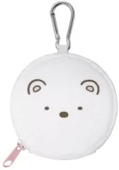 【中古】バッグ しろくま カラビナ付き丸型ポーチ 「すみっコぐらし」