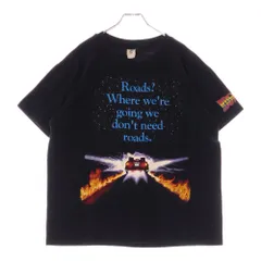 バックトゥーザフューチャー90'sヴィンテージタンクトップシングルステッチ USA製90sヴィンテージタンクトップシングルステッチ ブラック